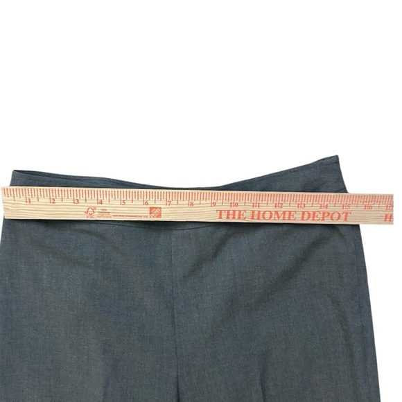 TALBOTS Ankle Pants Flat Front Side Zip Stretch
Gray Size 10 Petite - Picture 4 of 8